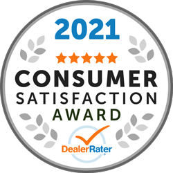 2022 Dealer Rater, Consumer Satisfactory Award